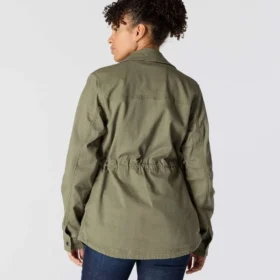 Abrigo de lona transpirable Tencel para mujer