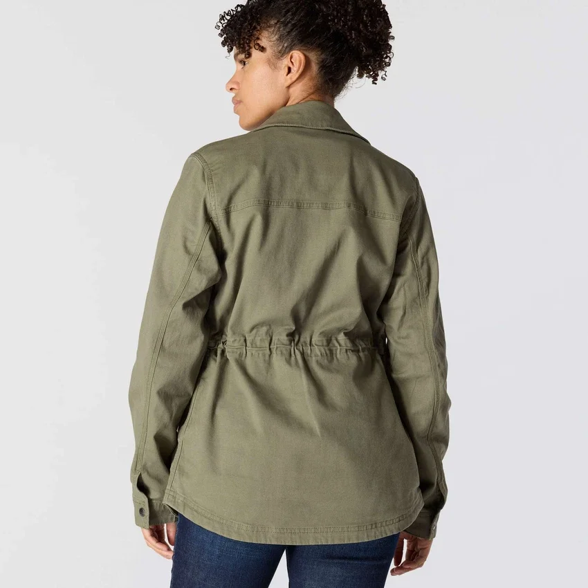 Abrigo de lona transpirable Tencel para mujer