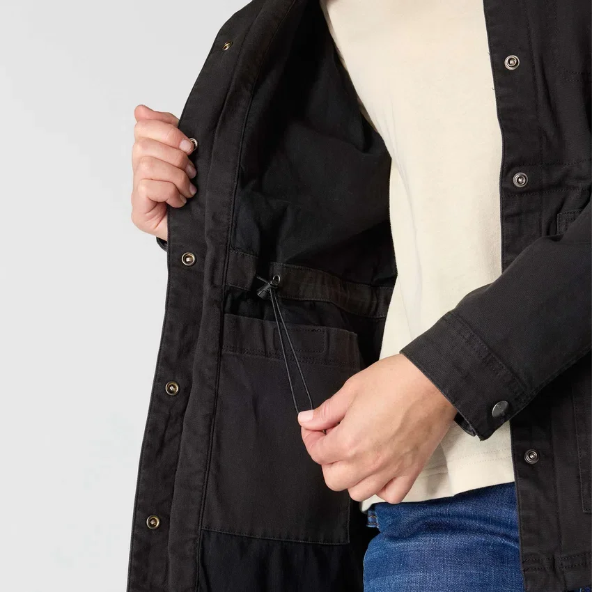 Abrigo de lona transpirable Tencel para mujer