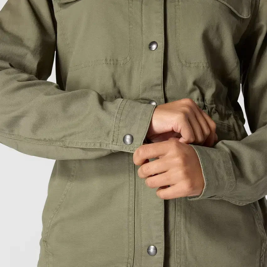 Abrigo de lona transpirable Tencel para mujer
