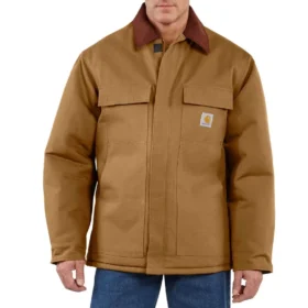 Abrigo tradicional aislante de lona resistente Firm Duck para hombre