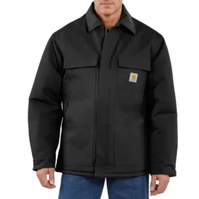 Abrigo tradicional aislante de lona resistente Firm Duck para hombre