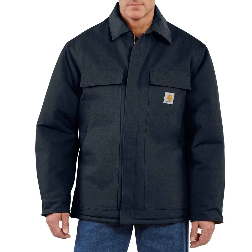 Abrigo tradicional aislante de lona resistente Firm Duck para hombre