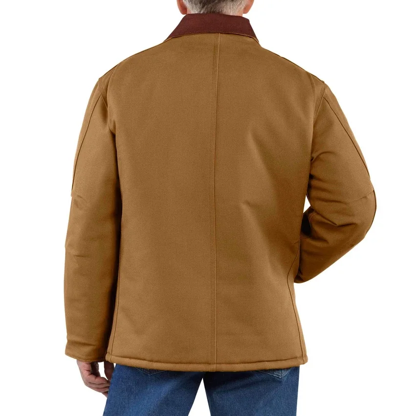 Abrigo tradicional aislante de lona resistente Firm Duck para hombre