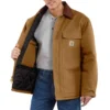 Abrigo tradicional aislante de lona resistente Firm Duck para hombre
