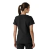 Blusa médica de cuello en V con paneles de punto Force Essentials para mujer