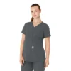 Blusa médica de maternidad Henley Force Essentials para mujer