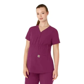 Blusa médica de maternidad Henley Force Essentials para mujer