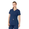 Blusa médica de maternidad Henley Force Essentials para mujer