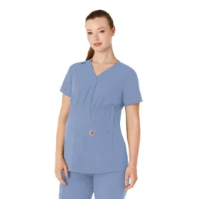 Blusa médica de maternidad Henley Force Essentials para mujer