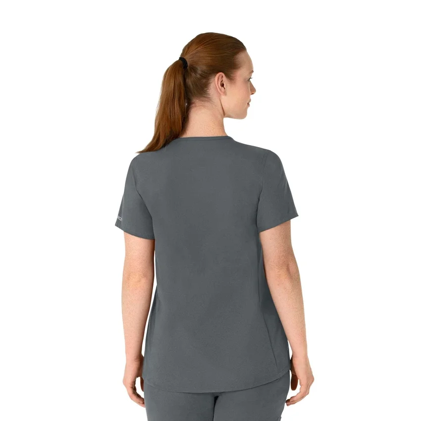 Blusa médica de maternidad Henley Force Essentials para mujer