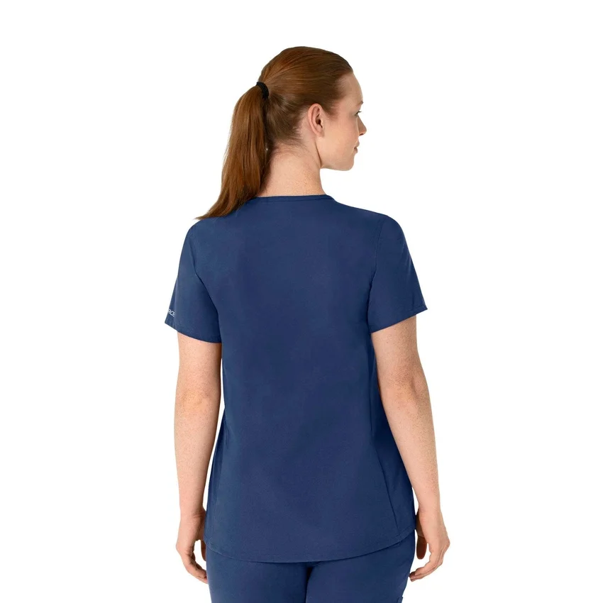 Blusa médica de maternidad Henley Force Essentials para mujer