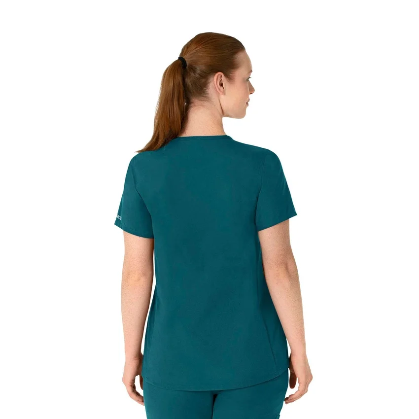 Blusa médica de maternidad Henley Force Essentials para mujer