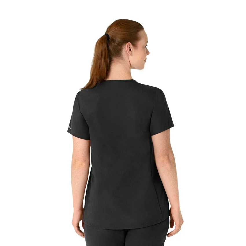 Blusa médica de maternidad Henley Force Essentials para mujer