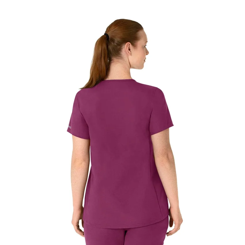 Blusa médica de maternidad Henley Force Essentials para mujer