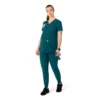 Blusa médica de maternidad Henley Force Essentials para mujer