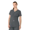 Blusa médica de maternidad Henley Force Essentials para mujer