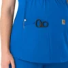 Blusa médica de maternidad Henley Force Essentials para mujer