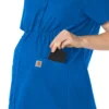 Blusa médica de maternidad Henley Force Essentials para mujer