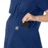 Blusa médica de maternidad Henley Force Essentials para mujer