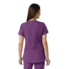 Blusa médica de mujer Force Essentials con cuello en V y paneles de punto