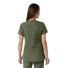 Blusa médica de mujer Force Essentials con cuello en V y paneles de punto