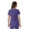 Blusa médica de mujer Force Essentials con cuello en V y paneles de punto