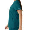 Blusa médica de mujer Force Essentials con cuello en V y paneles de punto