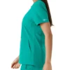 Blusa médica de mujer Force Essentials con cuello en V y paneles de punto