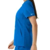 Blusa médica de mujer Force Essentials con cuello en V y paneles de punto