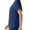 Blusa médica de mujer Force Essentials con cuello en V y paneles de punto