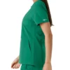 Blusa médica de mujer Force Essentials con cuello en V y paneles de punto