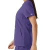 Blusa médica de mujer Force Essentials con cuello en V y paneles de punto