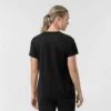 Blusa médica de punto con cuello redondo Force Cross-Flex para mujer
