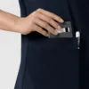 Blusa médica de punto con cuello redondo Force Cross-Flex para mujer