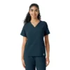 Blusa médica Force Cross-Flex con paneles de punto para mujer