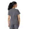 Blusa médica Force Cross-Flex con paneles de punto para mujer