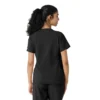Blusa médica Force Cross-Flex con paneles de punto para mujer