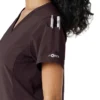 Blusa médica Force Cross-Flex con paneles de punto para mujer