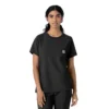 Blusa médica Force Cross-Flex de cuello redondo para mujer