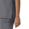 Blusa médica Force Cross-Flex de cuello redondo para mujer