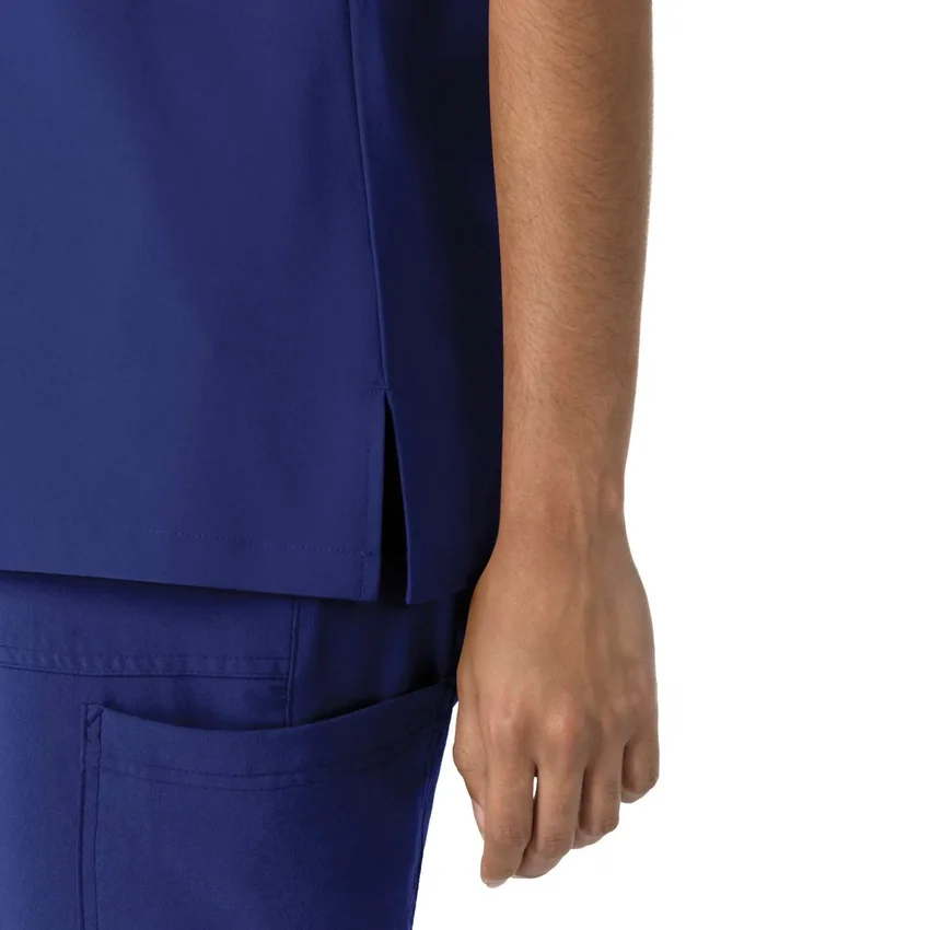 Blusa médica Force Cross-Flex de cuello redondo para mujer