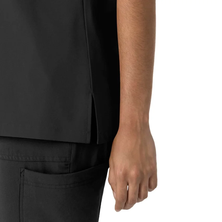Blusa médica Force Cross-Flex de cuello redondo para mujer