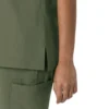 Blusa médica Force Cross-Flex de cuello redondo para mujer