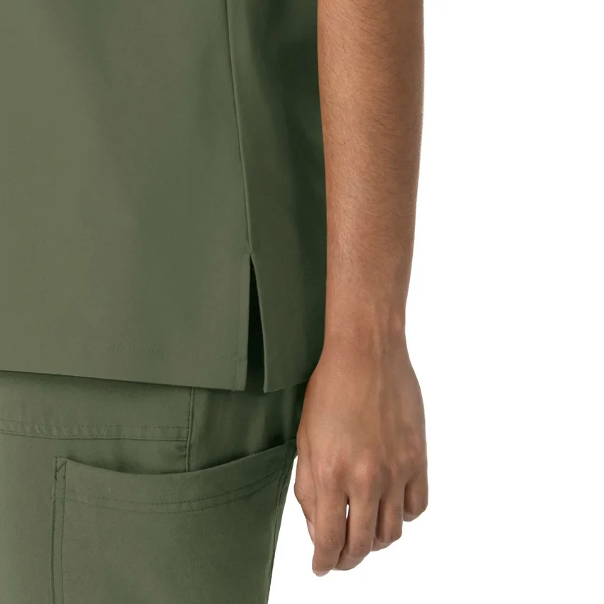 Blusa médica Force Cross-Flex de cuello redondo para mujer