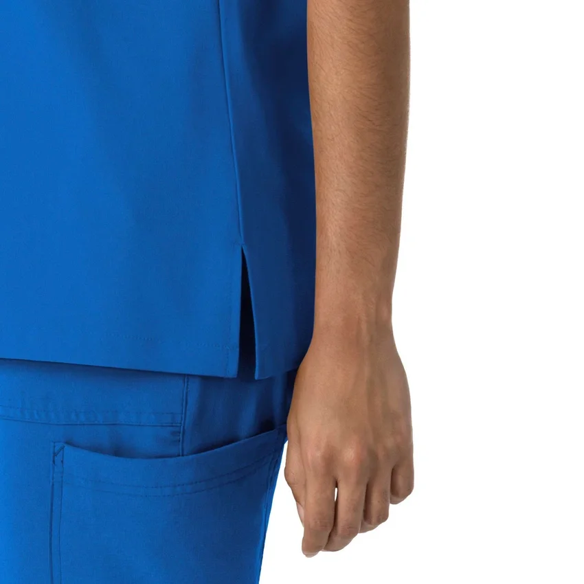 Blusa médica Force Cross-Flex de cuello redondo para mujer