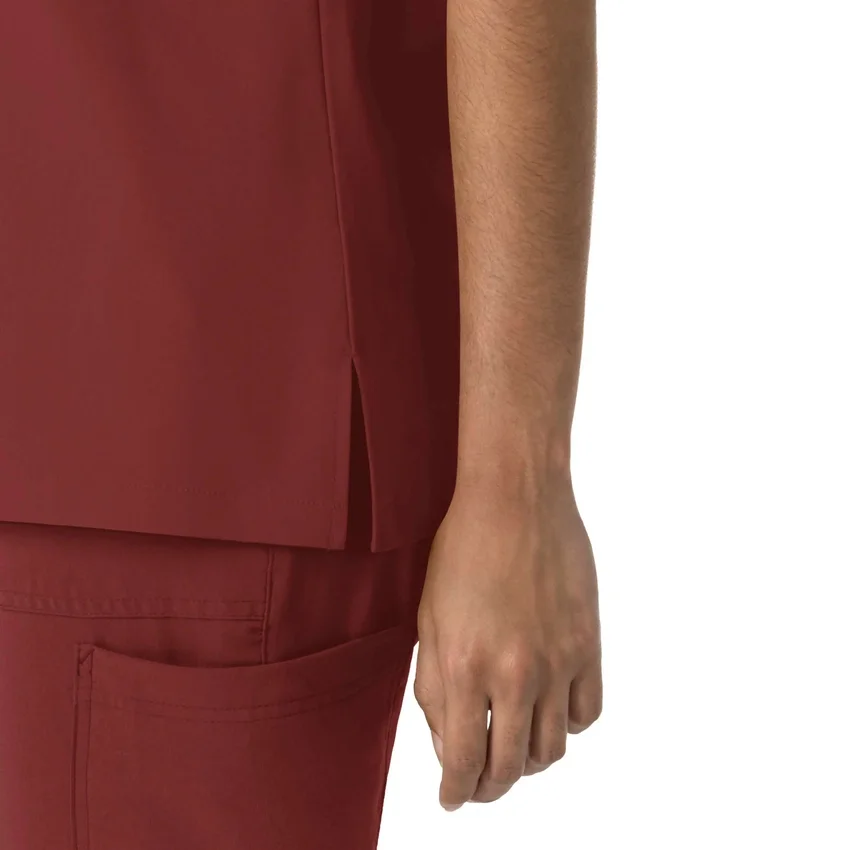 Blusa médica Force Cross-Flex de cuello redondo para mujer