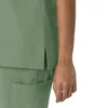 Blusa médica Force Cross-Flex de cuello redondo para mujer