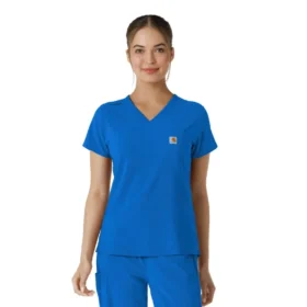 Blusa médica Force Cross-Flex para mujer, para meter por dentro