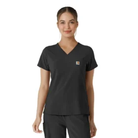 Blusa médica Force Cross-Flex para mujer, para meter por dentro
